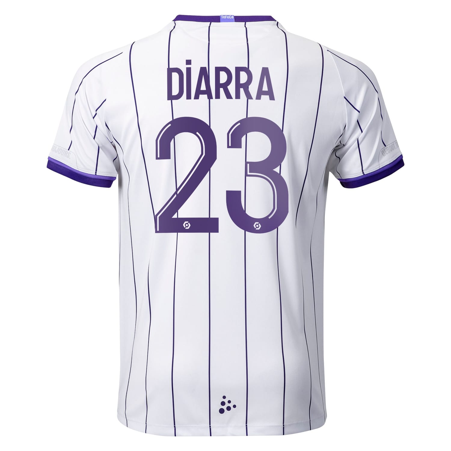 Ligue 1 Toulouse Home Jersey Shirt 2022-23 player Moussa Diarra 23 printing for Men