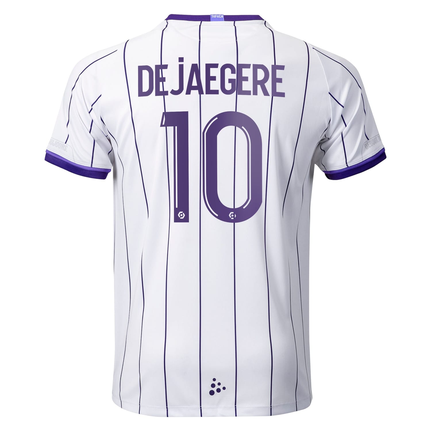 Ligue 1 Toulouse Home Jersey Shirt 2022-23 player Brecht Dejaegere 10 printing for Men