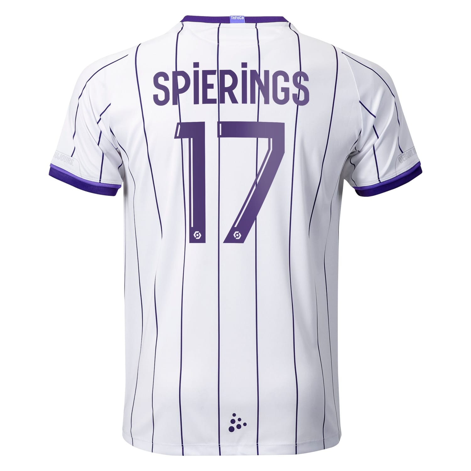 Ligue 1 Toulouse Home Jersey Shirt 2022-23 player Stijn Spierings 17 printing for Men