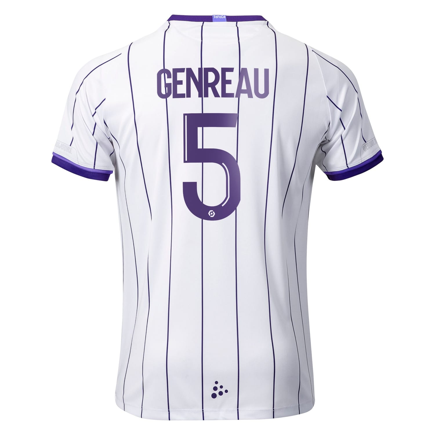 Ligue 1 Toulouse Home Jersey Shirt 2022-23 player Denis Genreau 5 printing for Women