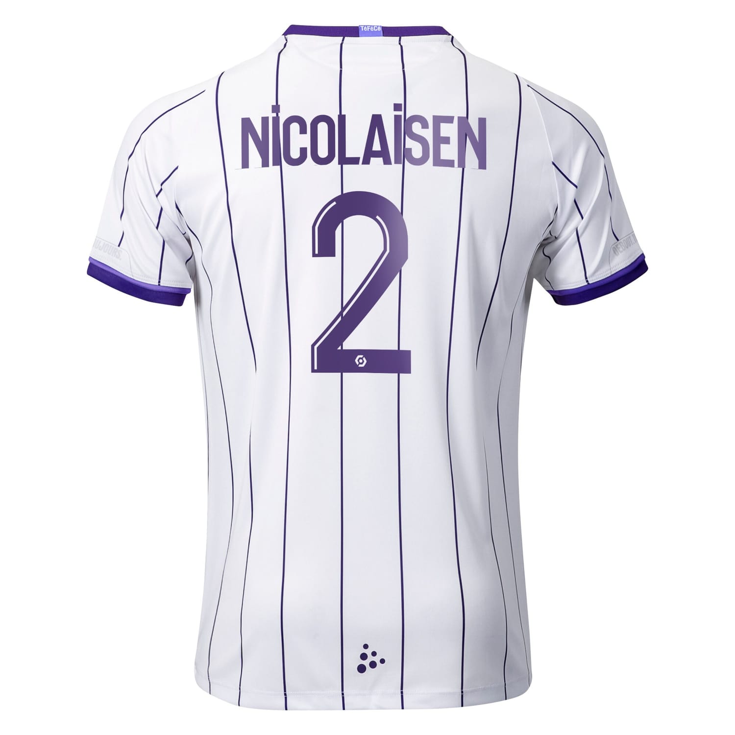 Ligue 1 Toulouse Home Jersey Shirt 2022-23 player Rasmus Nicolaisen 2 printing for Women