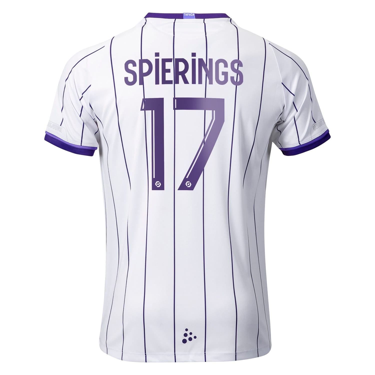 Ligue 1 Toulouse Home Jersey Shirt 2022-23 player Stijn Spierings 17 printing for Women