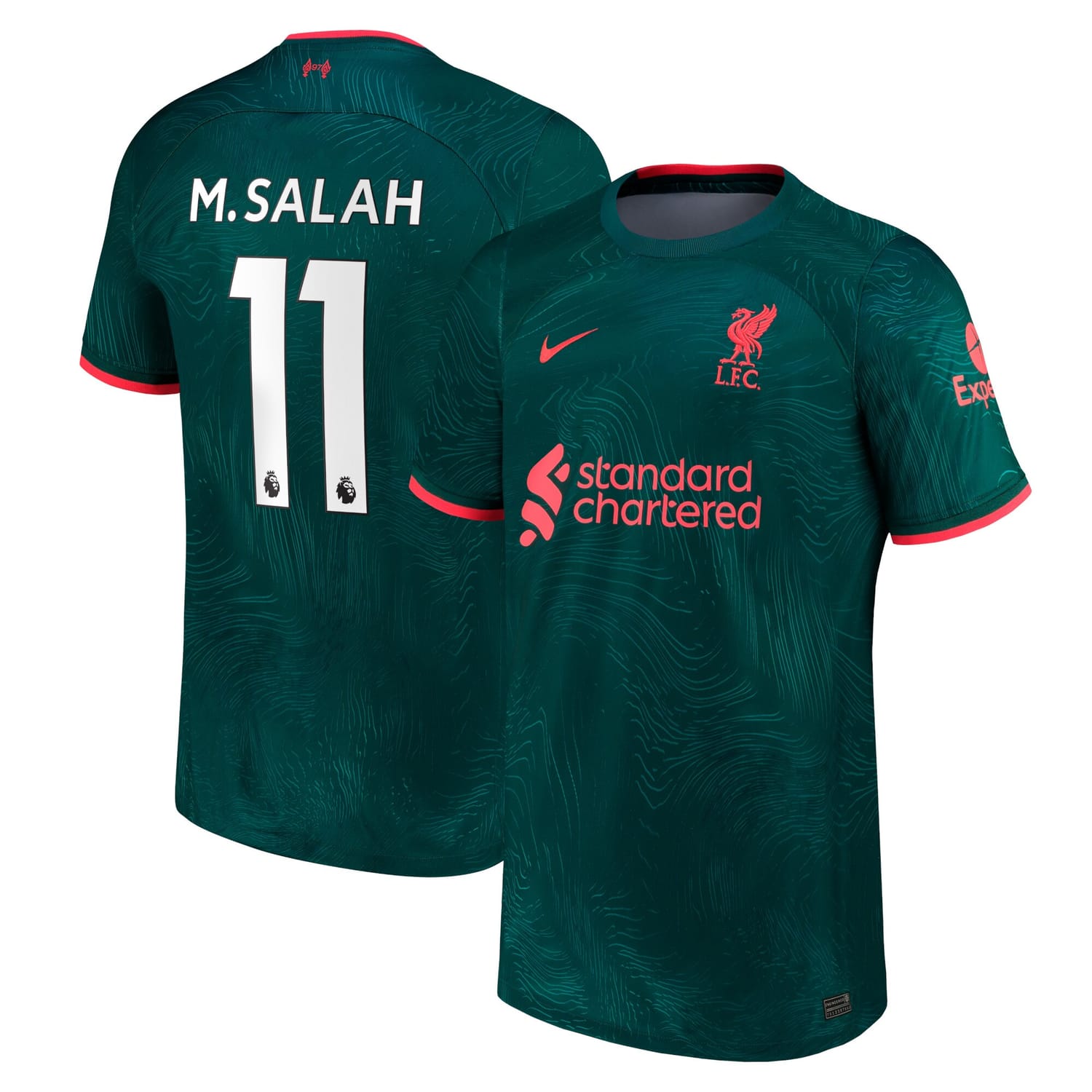 Premier League Liverpool Third Jersey Shirt 2022-23 player Mohamed Salah 11 printing for Men