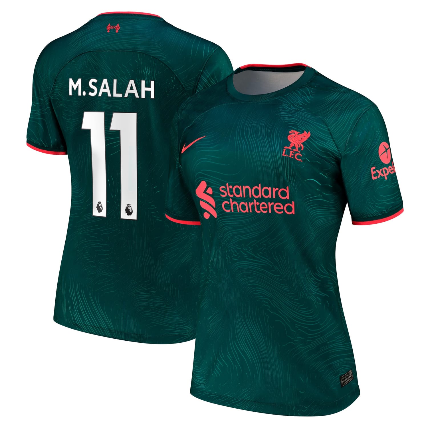 Premier League Liverpool Third Jersey Shirt 2022-23 player Mohamed Salah 11 printing for Women