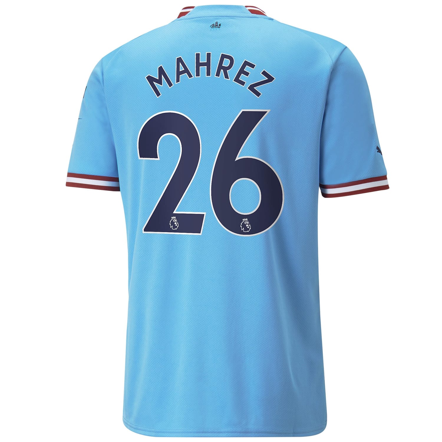 Premier League Manchester City Home Jersey Shirt 2022-23 player Riyad Mahrez 26 printing for Men