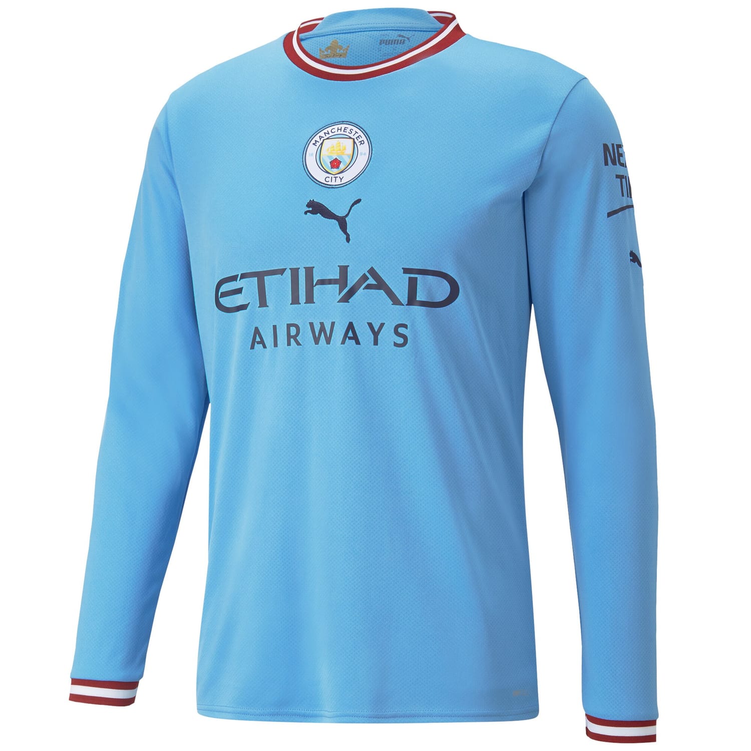 Premier League Manchester City Home Jersey Shirt Long Sleeve 2022-23 player Jack Grealish 10 printing for Men