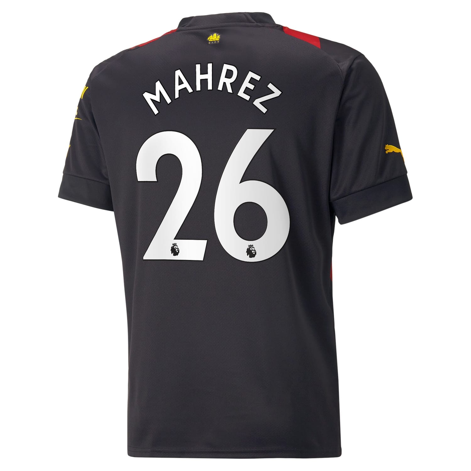 Premier League Manchester City Away Jersey Shirt 2022-23 player Riyad Mahrez 26 printing for Men
