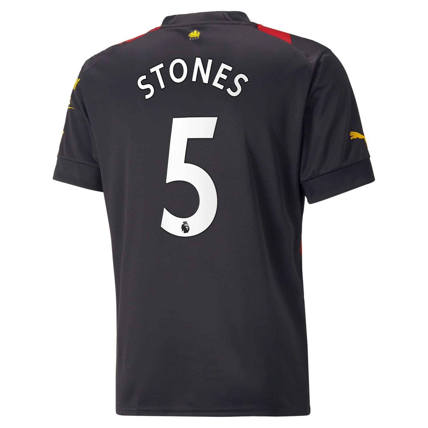 Premier League Manchester City Away Jersey Shirt 2022-23 player John Stones 5 printing for Men