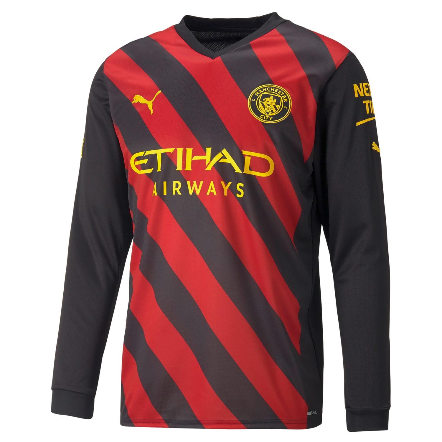 Premier League Manchester City Away Jersey Shirt Long Sleeve 2022-23 player Phil Foden 47 printing for Men