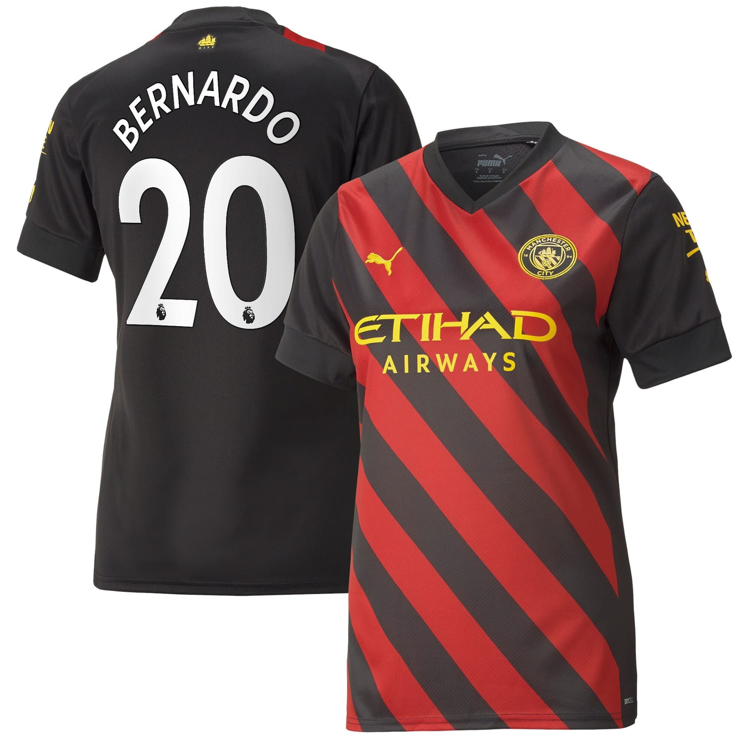 Premier League Manchester City Away Jersey Shirt 2022-23 player Bernardo Silva 20 printing for Women