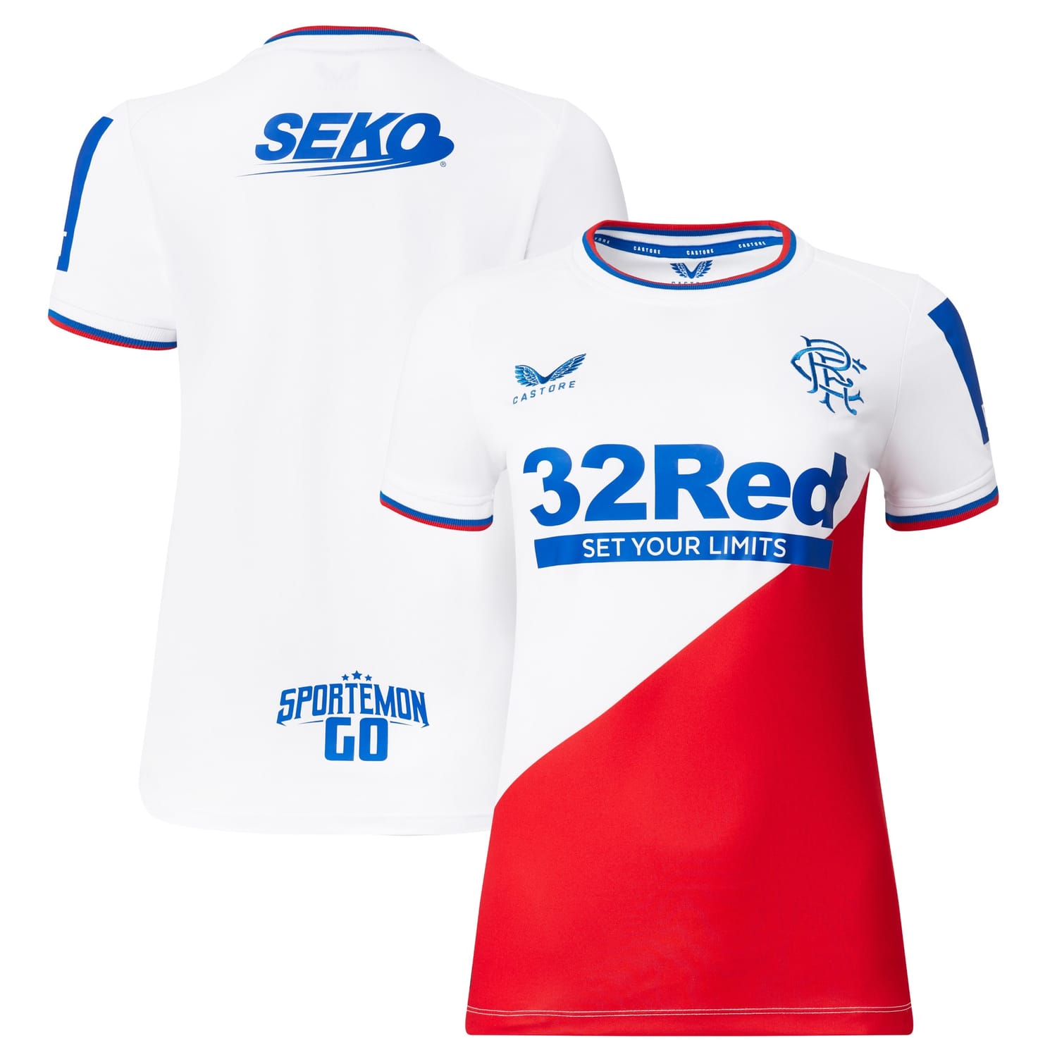Scottish Premiership Rangers FC Away Jersey Shirt 2022-23 for Women