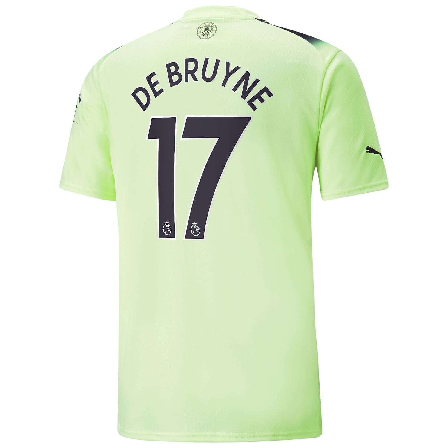 Premier League Manchester City Third Jersey Shirt 2022-23 player Kevin De Bruyne 17 printing for Men