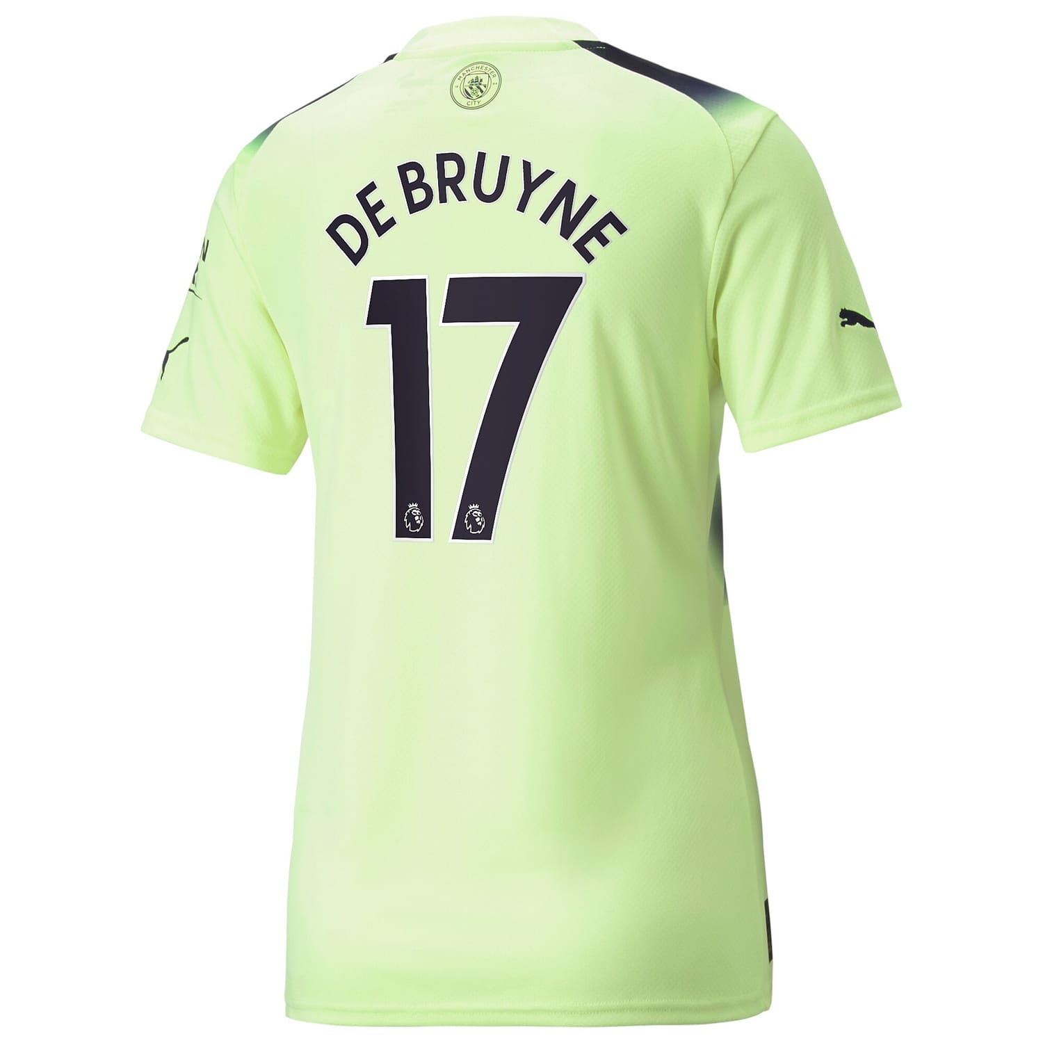 Premier League Manchester City Third Jersey Shirt 2022-23 player Kevin De Bruyne 17 printing for Women
