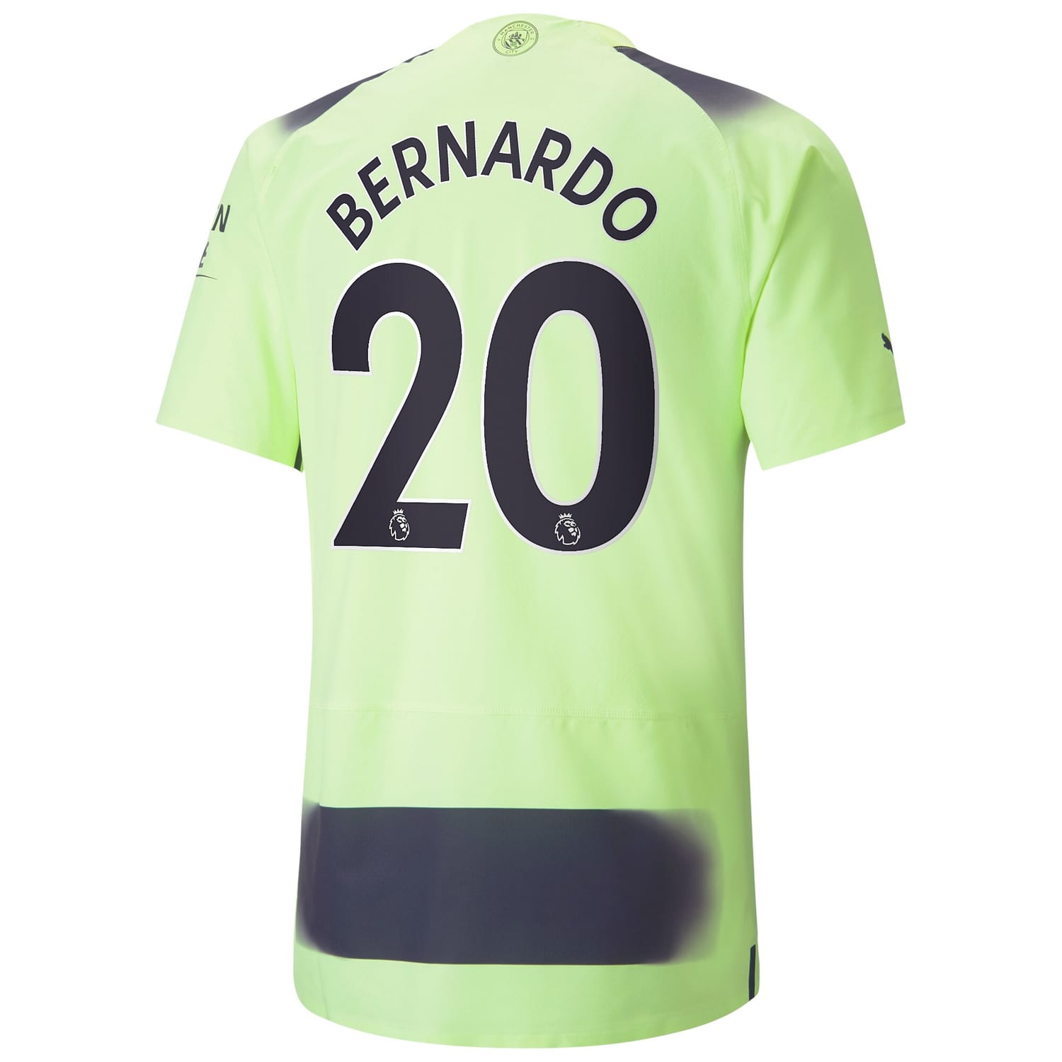 Premier League Manchester City Third Authentic Jersey Shirt 2022-23 player Bernardo Silva 20 printing for Men