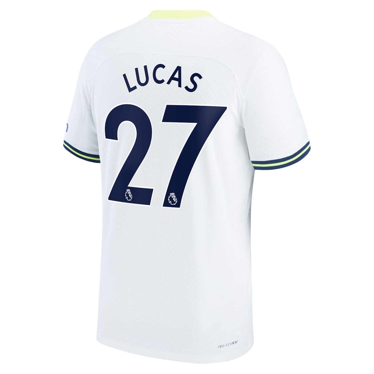 Premier League Tottenham Hotspur Home Authentic Jersey Shirt 2022-23 player Lucas Hernandez 27 printing for Men