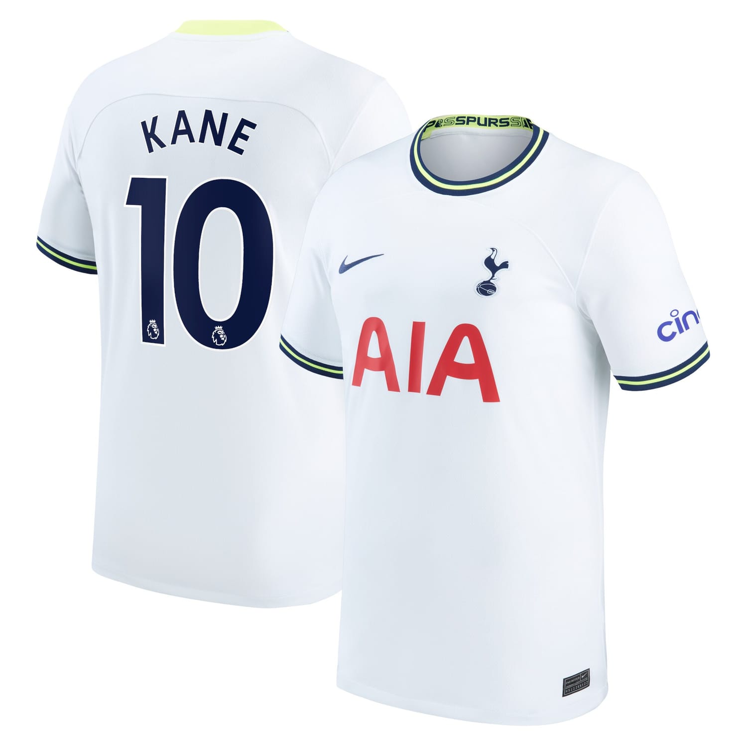 Premier League Tottenham Hotspur Home Jersey Shirt 2022-23 player Harry Kane 10 printing for Men
