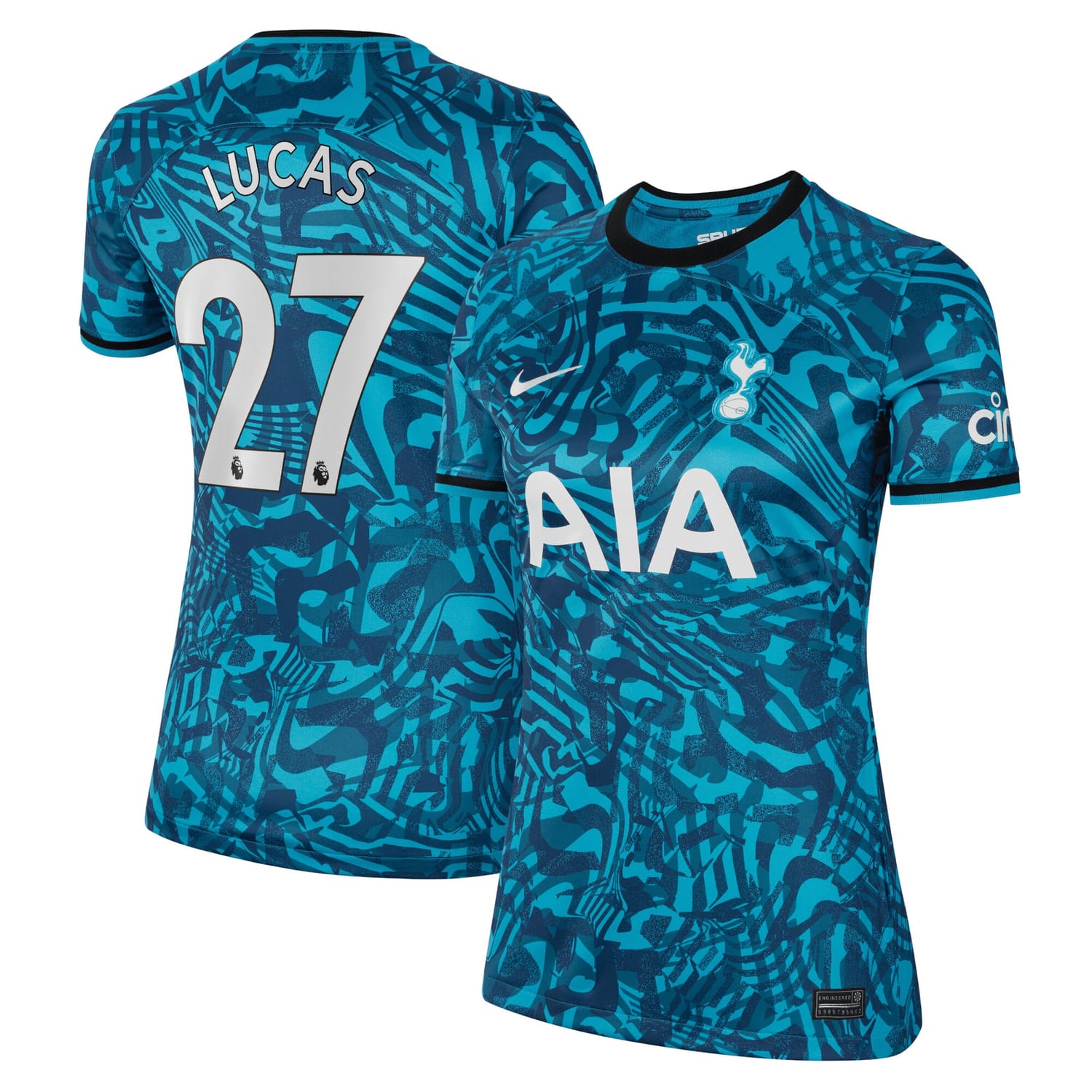 Premier League Tottenham Hotspur Third Jersey Shirt 2022-23 player Lucas Hernandez 27 printing for Women