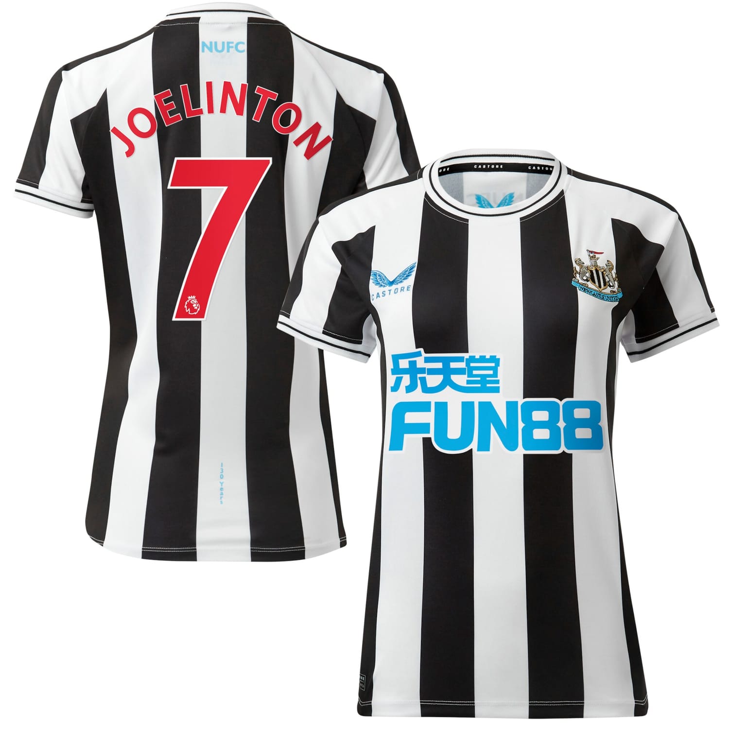 Premier League Newcastle United Home Jersey Shirt 2022-23 player Joelinton 7 printing for Women