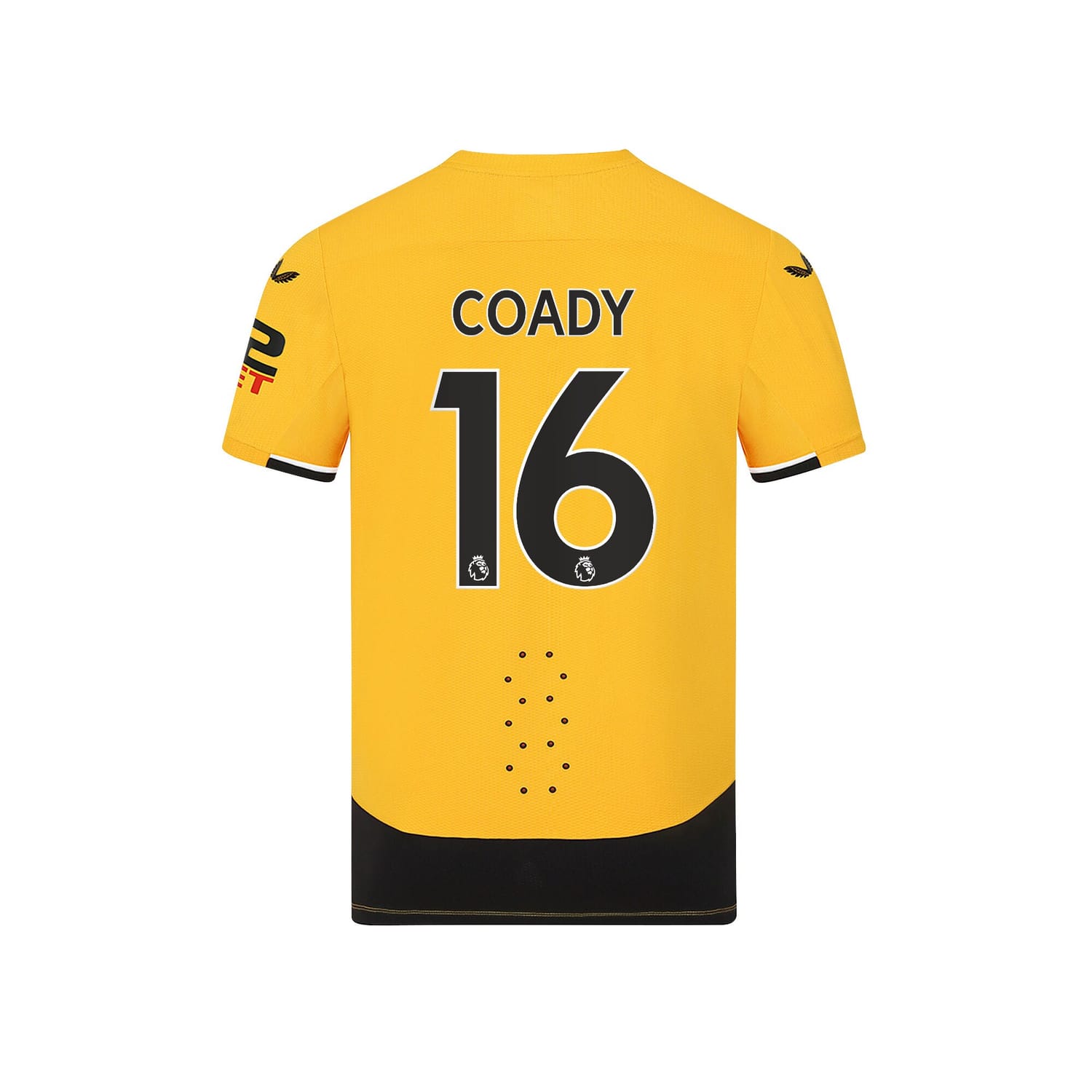 Premier League Wolverhampton Wanderers Home Pro Jersey Shirt 2022-23 player Conor Coady 16 printing for Men