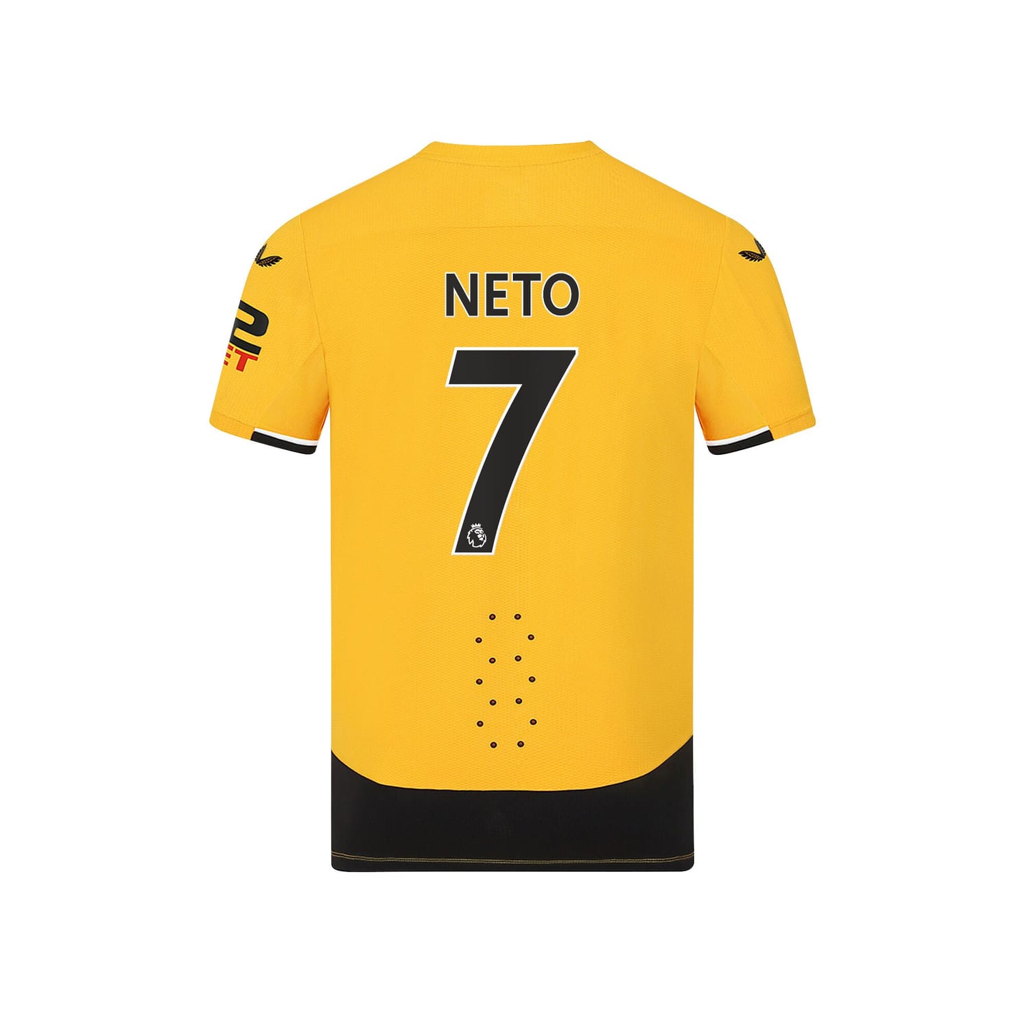 Premier League Wolverhampton Wanderers Home Pro Jersey Shirt 2022-23 player Pedro Neto 7 printing for Men