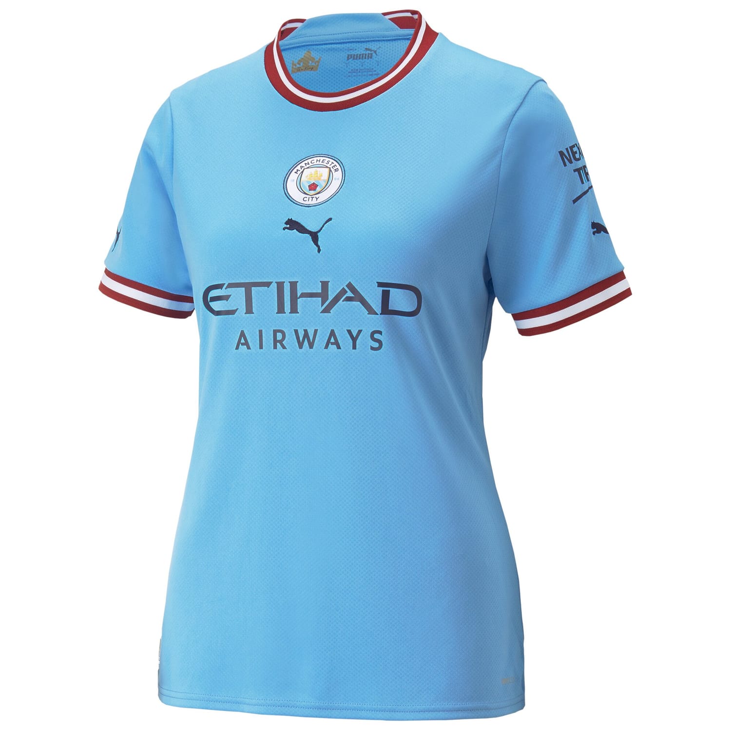 Premier League Champions Manchester City Home Jersey Shirt 2022-23 player Champions 22 printing for Women