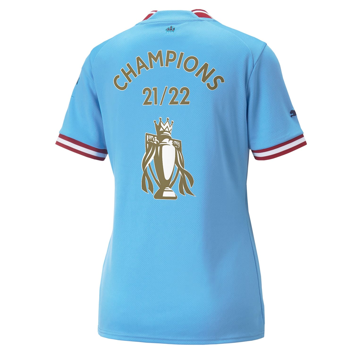 Premier League Champions Manchester City Home Jersey Shirt 2022-23 player Champions 22 printing for Women