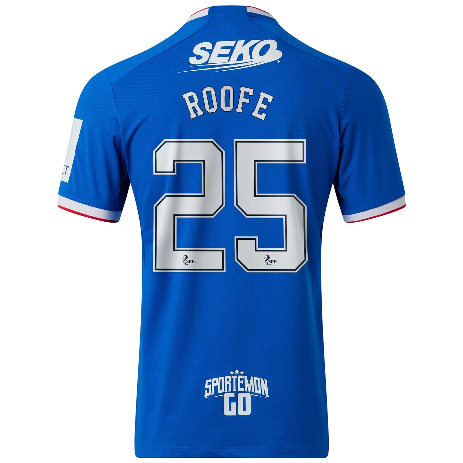 Scottish Premiership Rangers FC Home Pro Jersey Shirt 2022-23 player Kemar Roofe 25 printing for Men