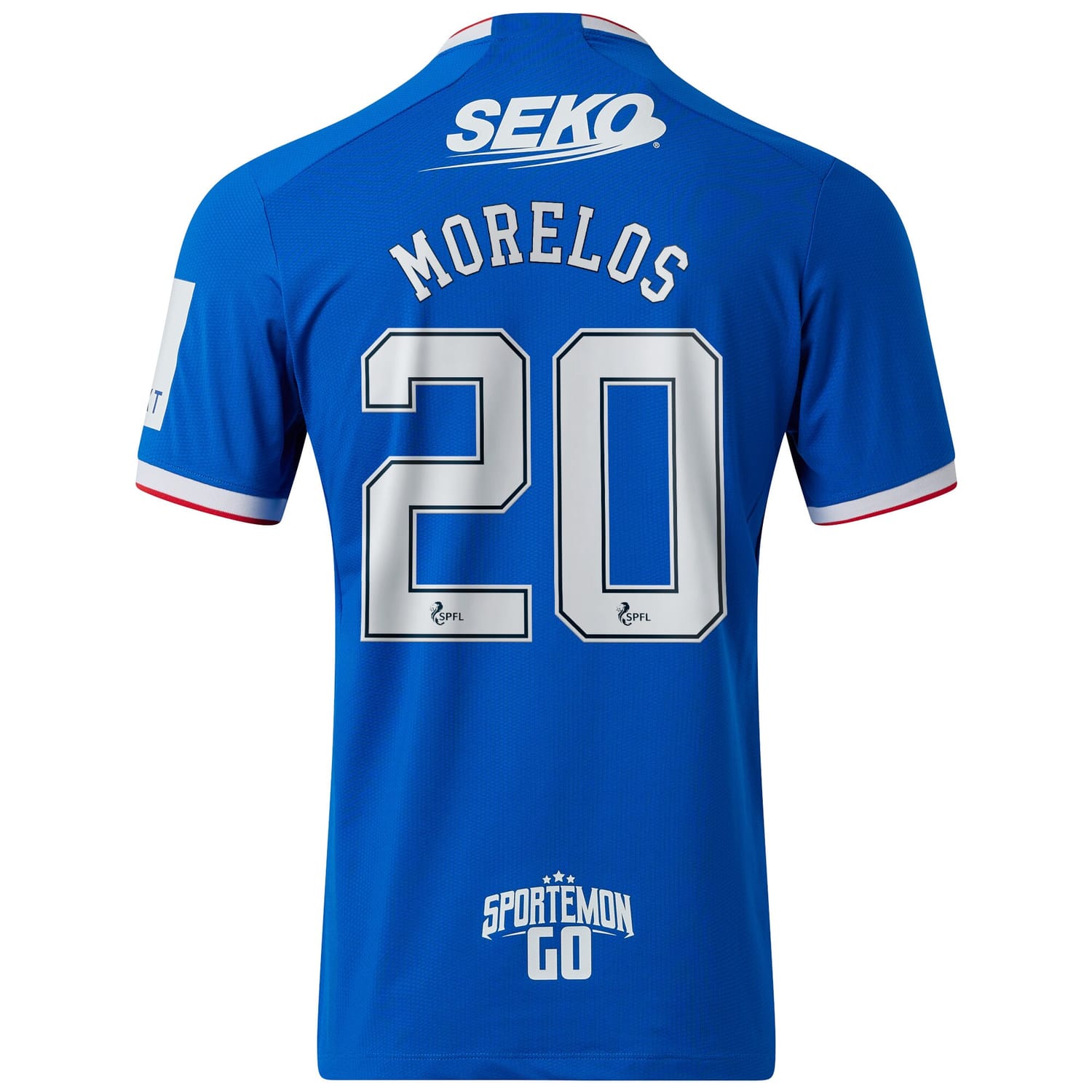 Scottish Premiership Rangers FC Home Pro Jersey Shirt 2022-23 player Morelos 20 printing for Men
