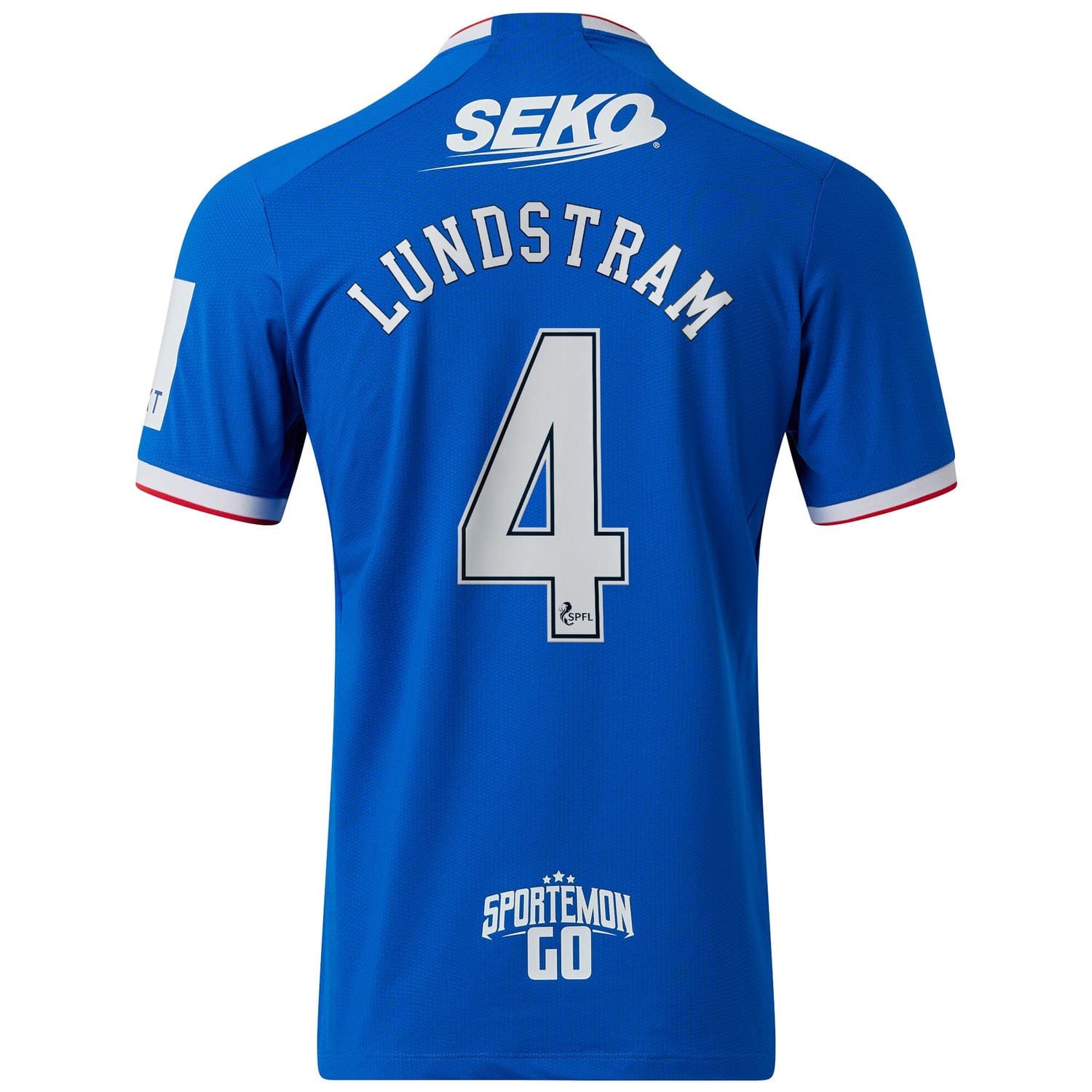 Scottish Premiership Rangers FC Home Pro Jersey Shirt 2022-23 player John Lundstram 4 printing for Men