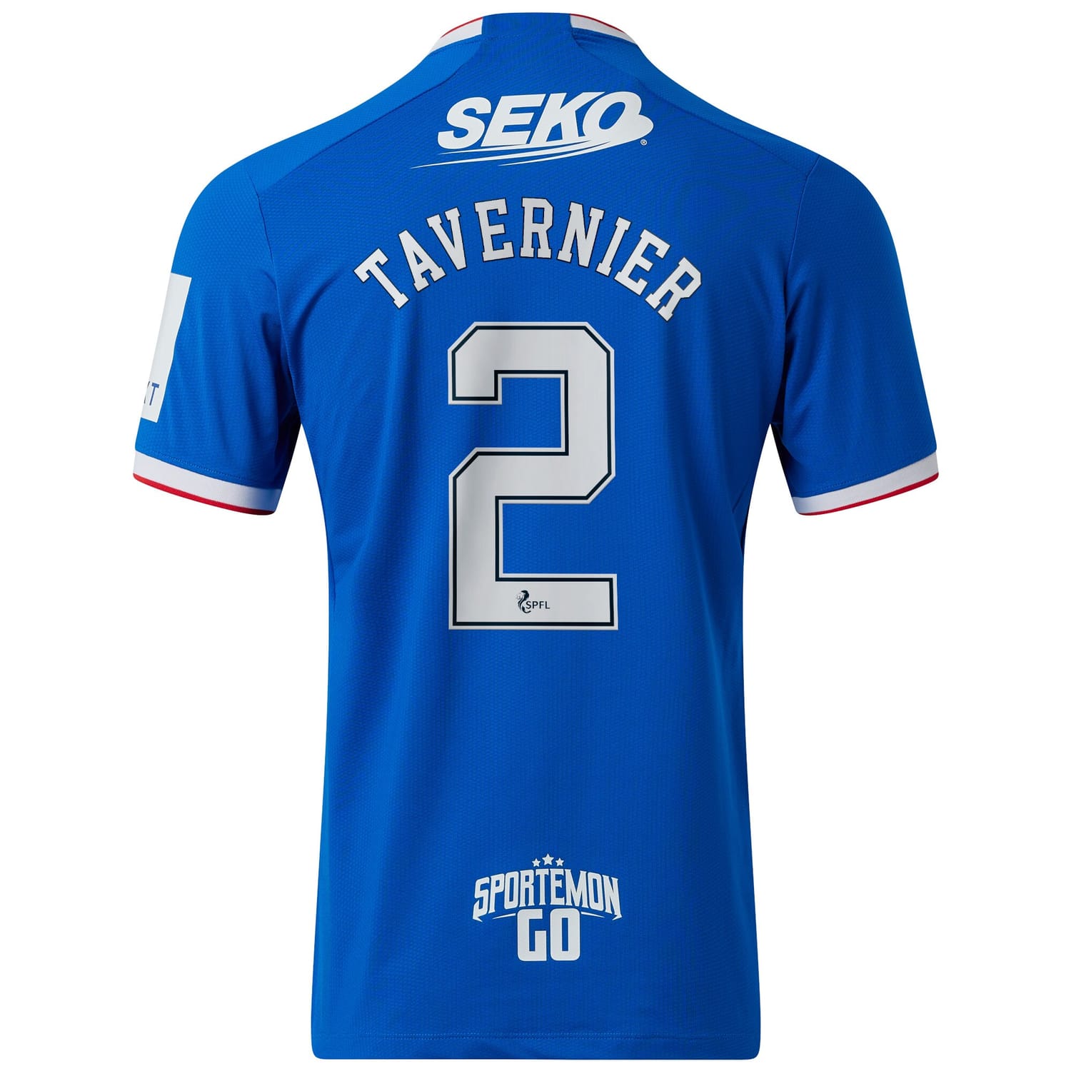Scottish Premiership Rangers FC Home Pro Jersey Shirt 2022-23 player James Tavernier 2 printing for Men