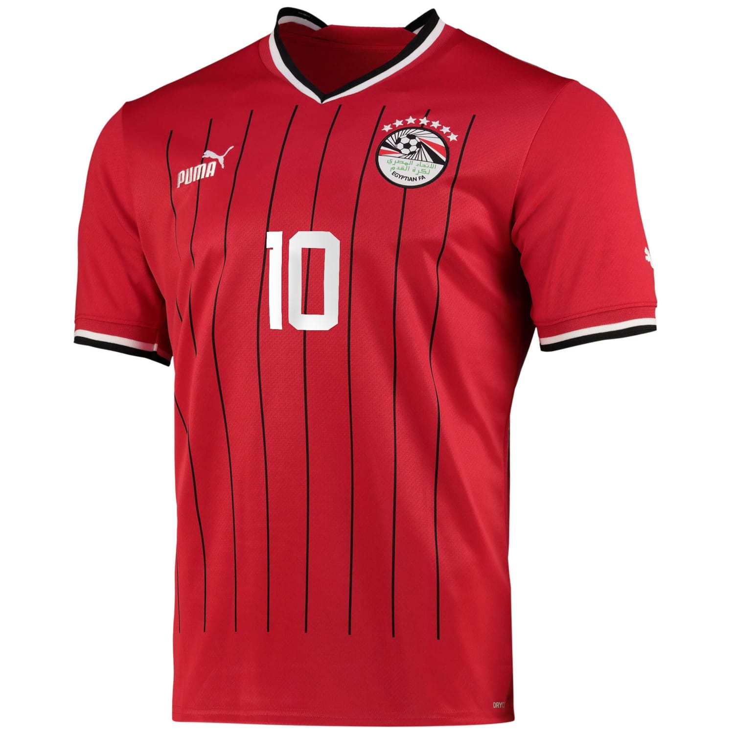 Egypt National Team Home Jersey Shirt player Mohamed Salah 10 printing for Men