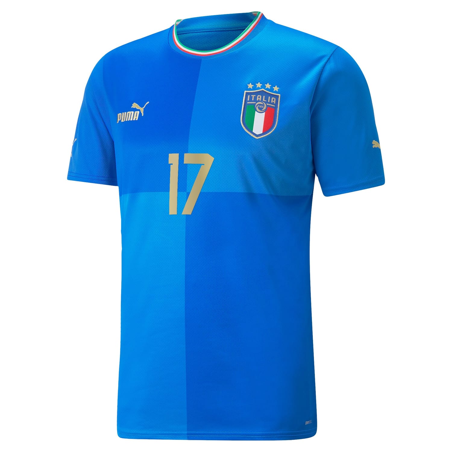 Italy National Team Home Jersey Shirt player Ciro Immobile 17 printing for Men
