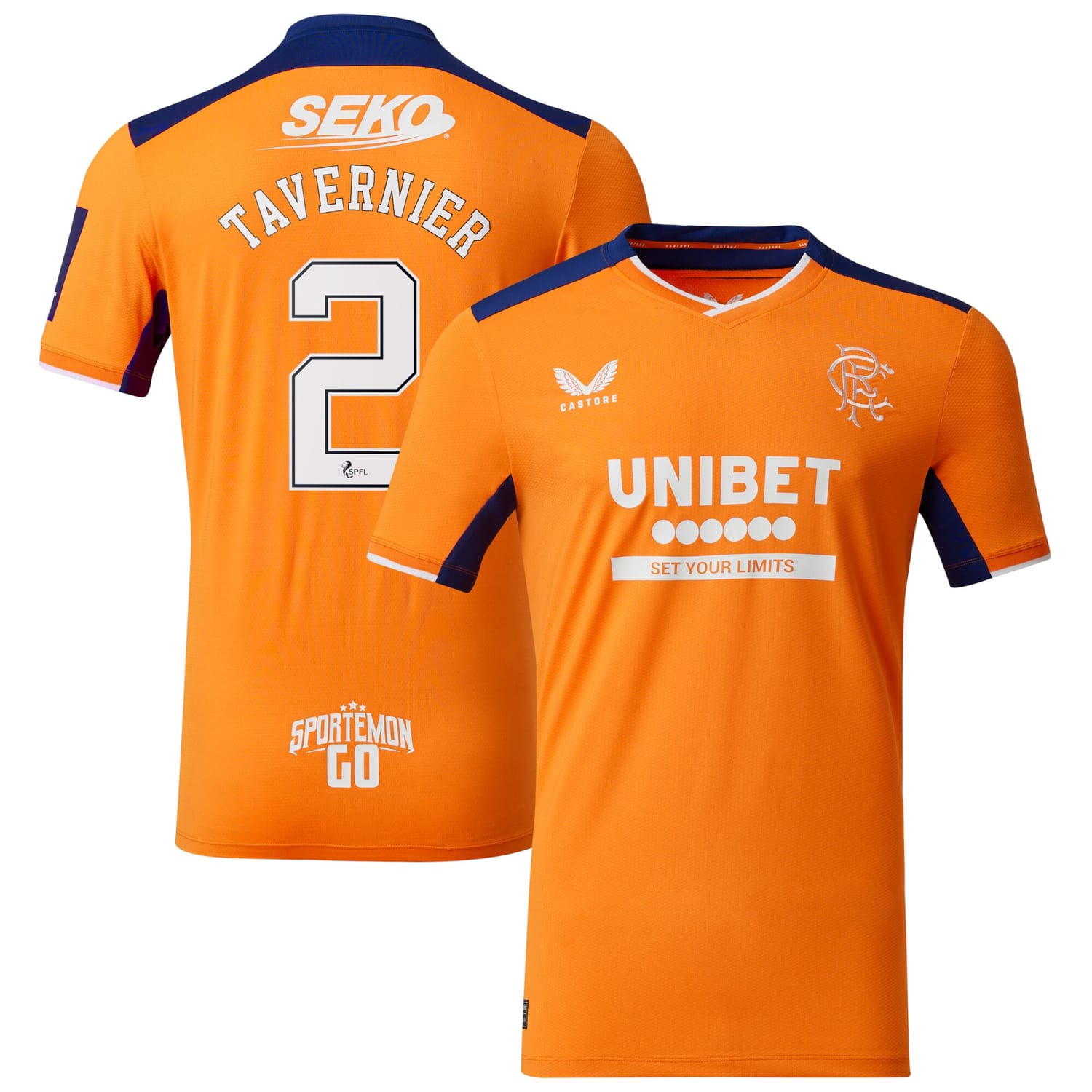 Scottish Premiership Rangers FC Third Pro Jersey Shirt 2022-23 player James Tavernier 2 printing for Men