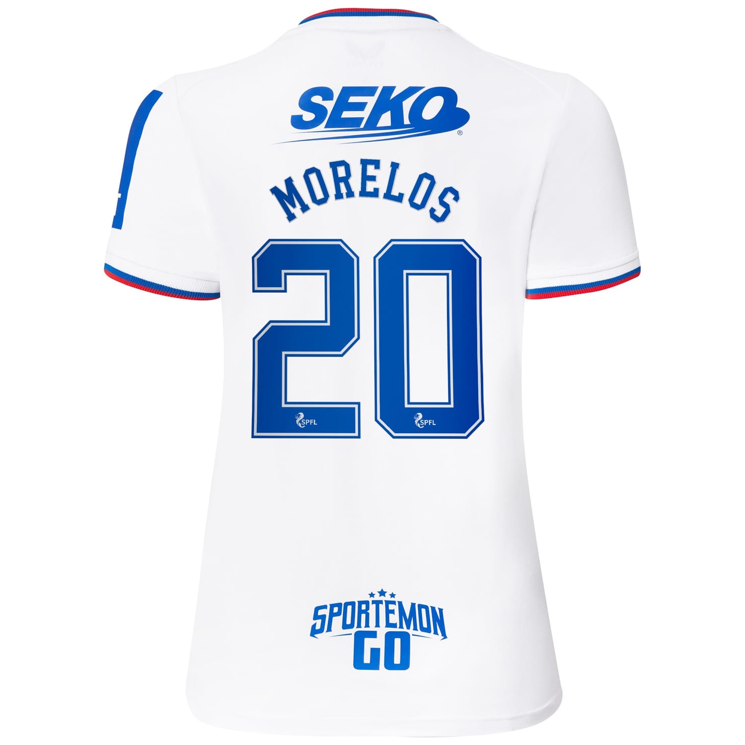 Scottish Premiership Rangers FC Away Jersey Shirt 2022-23 player Alfredo Morelos 20 printing for Women