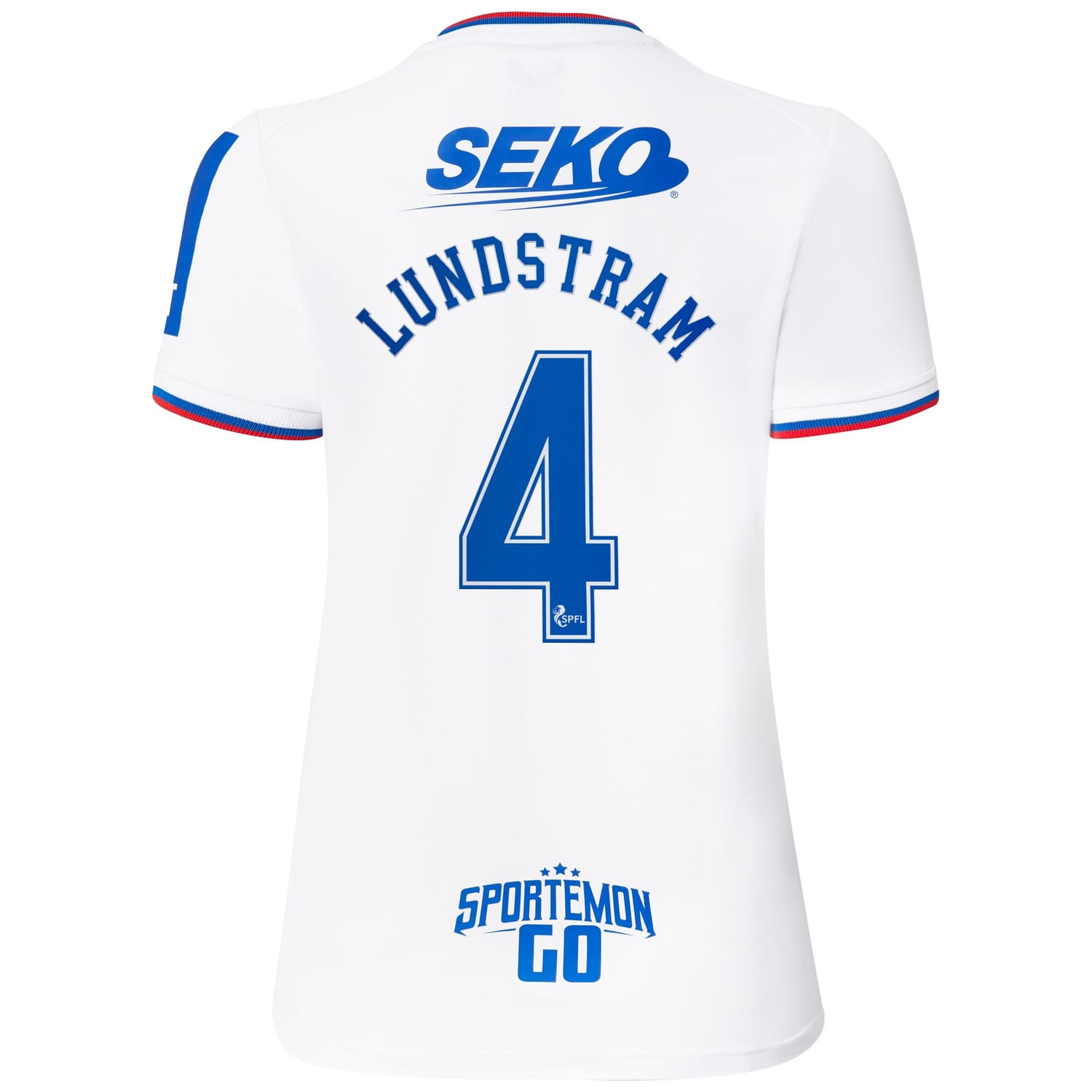 Scottish Premiership Rangers FC Away Jersey Shirt 2022-23 player Lundstram 4 printing for Women