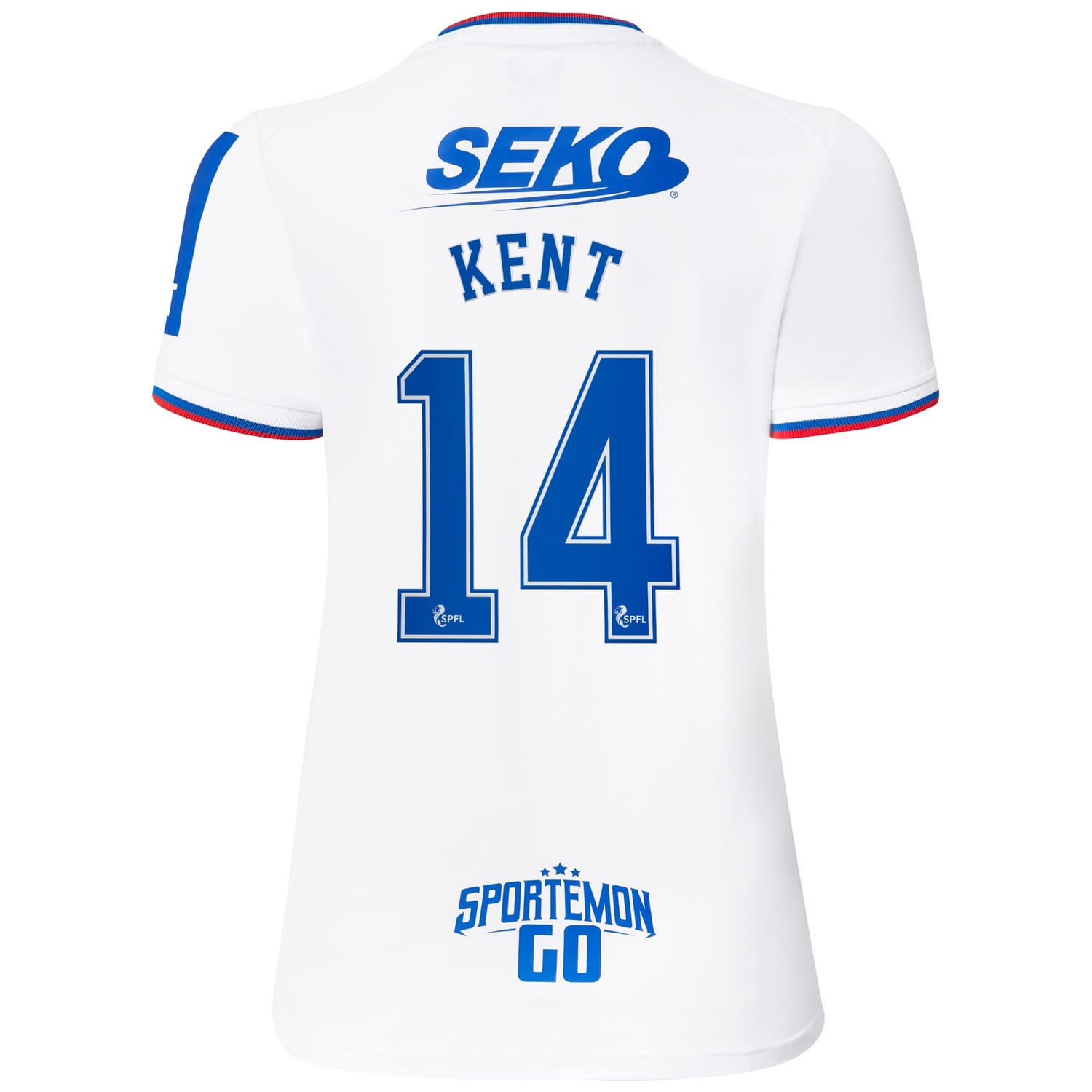 Scottish Premiership Rangers FC Away Jersey Shirt 2022-23 player Kent 14 printing for Women
