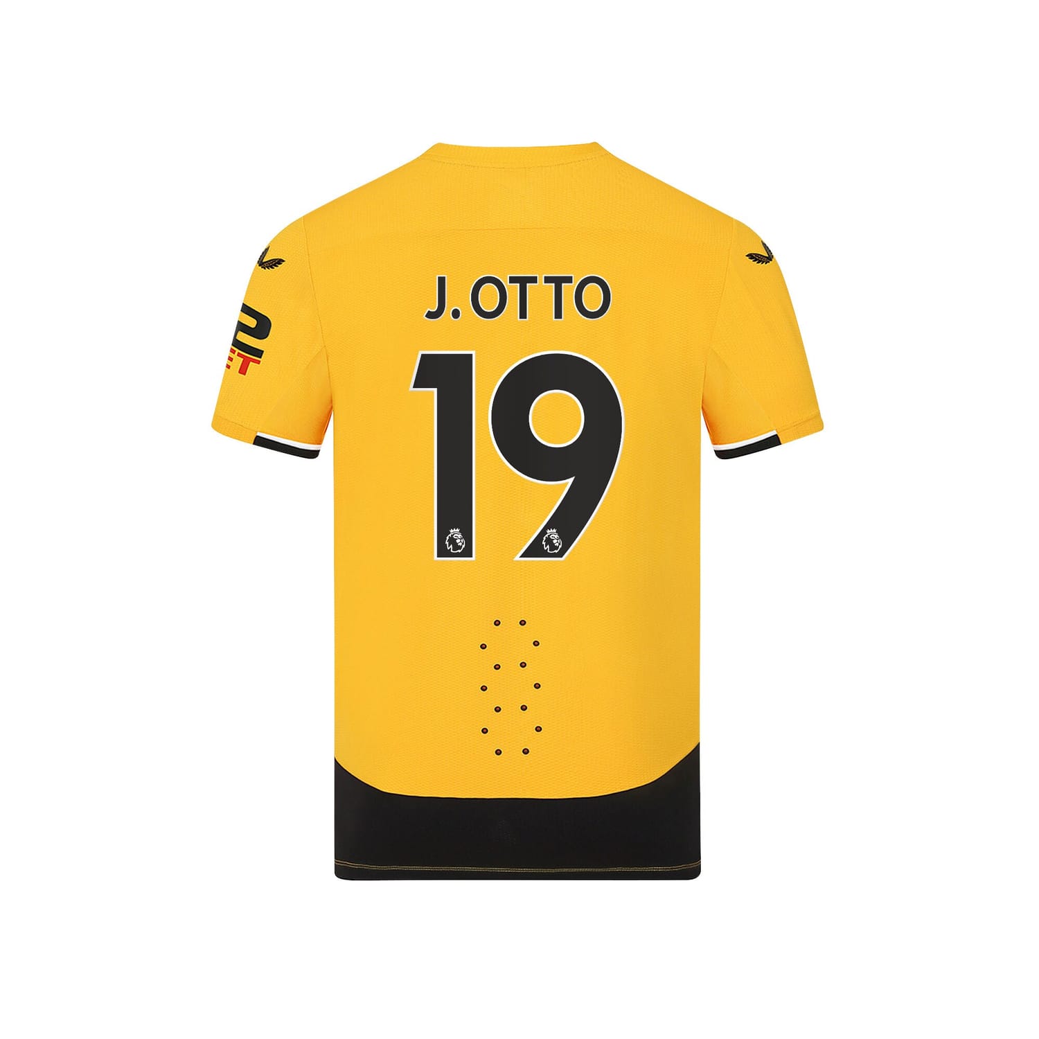Premier League Wolverhampton Wanderers Home Pro Jersey Shirt 2022-23 player J.Otto 19 printing for Men