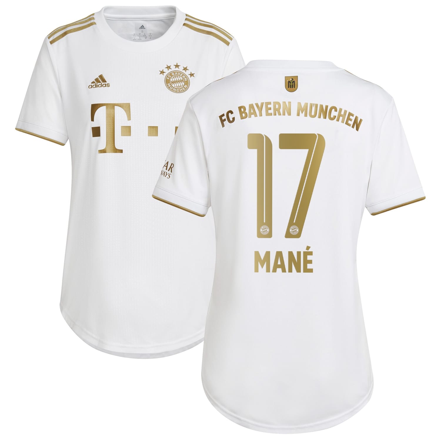 Bundesliga Bayern Munich Away Jersey Shirt 2022-23 player Sadio Mané 17 printing for Women