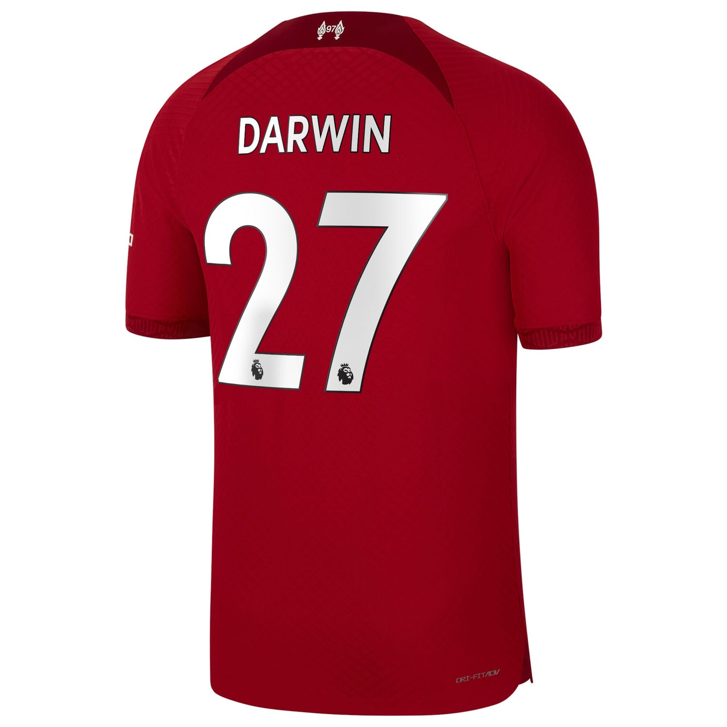 Premier League Liverpool Home Authentic Jersey Shirt 2022-23 player Darwin Núñez 27 printing for Men