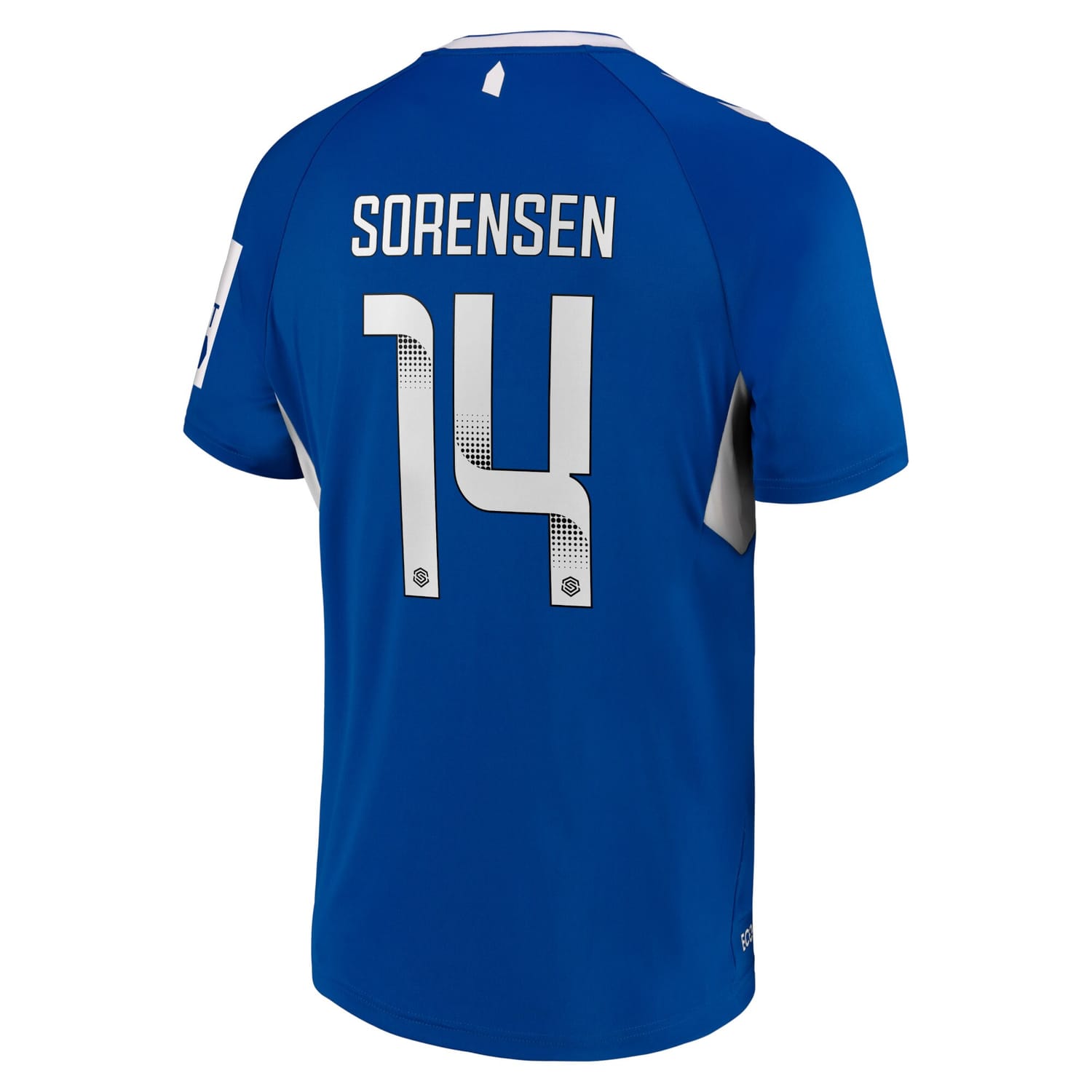 Premier League Everton Home WSL Jersey Shirt 2022-23 player Nicoline Sørensen 14 printing for Men