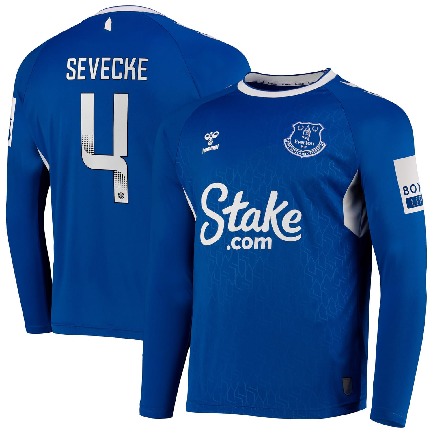 Premier League Everton Home WSL Jersey Shirt Long Sleeve 2022-23 player Rikke Sevecke 4 printing for Men