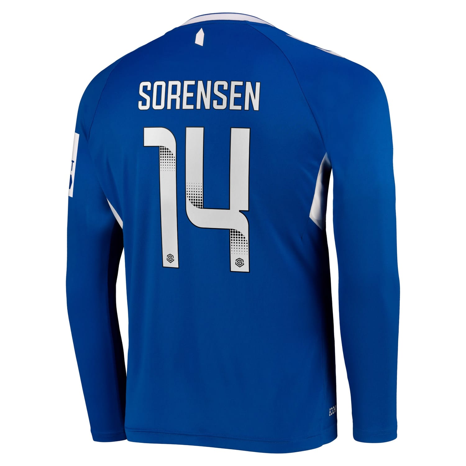 Premier League Everton Home Jersey Shirt Long Sleeve 2022-23 player Nicoline Sørensen 14 printing for Men