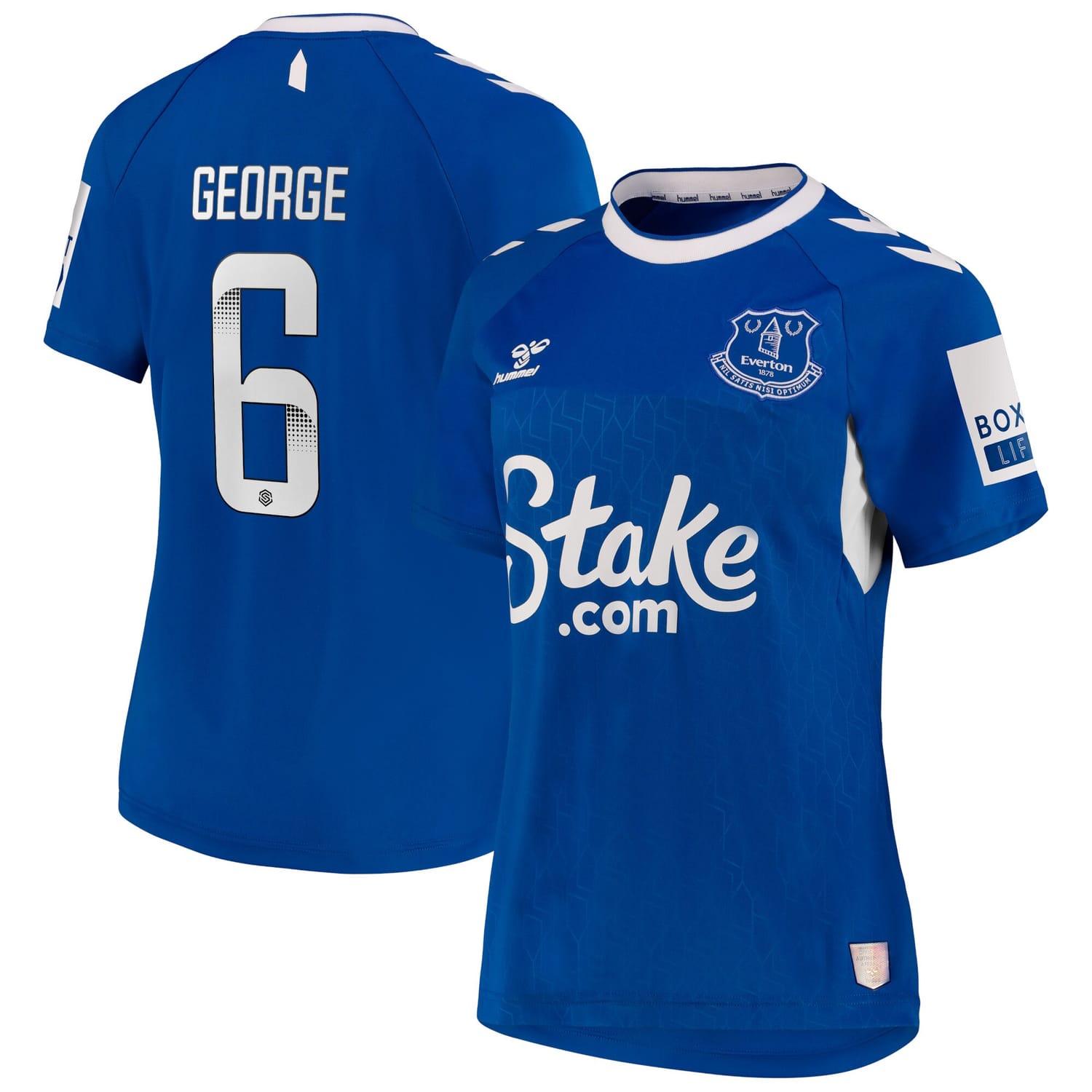 Premier League Everton Home WSL Jersey Shirt 2022-23 player Gabrielle George 6 printing for Women