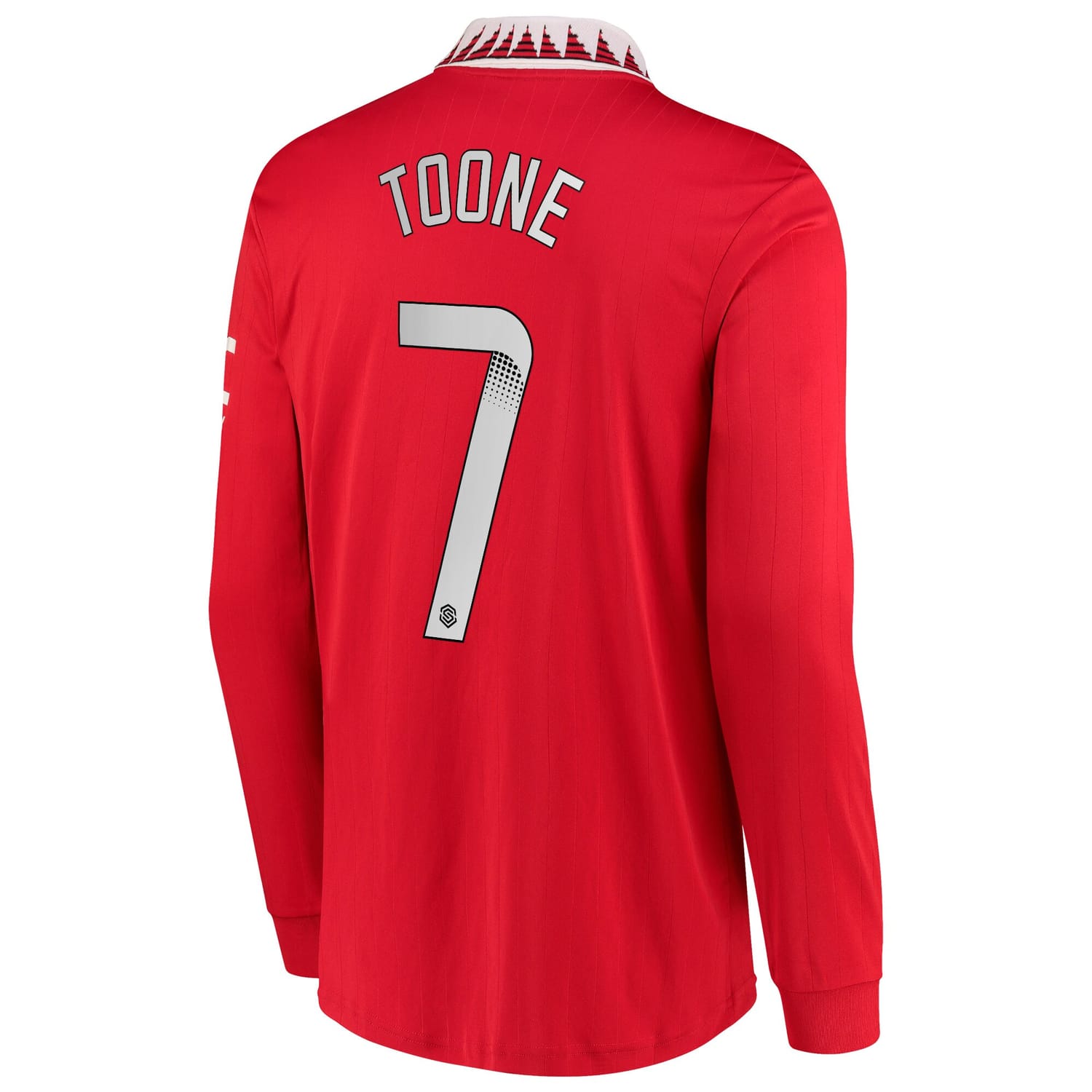Premier League Manchester United Home WSL Jersey Shirt Long Sleeve 2022-23 player Ella Toone 7 printing for Men