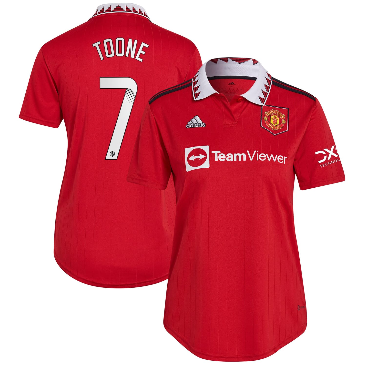 Premier League Manchester United Home WSL Jersey Shirt 2022-23 player Ella Toone 7 printing for Women