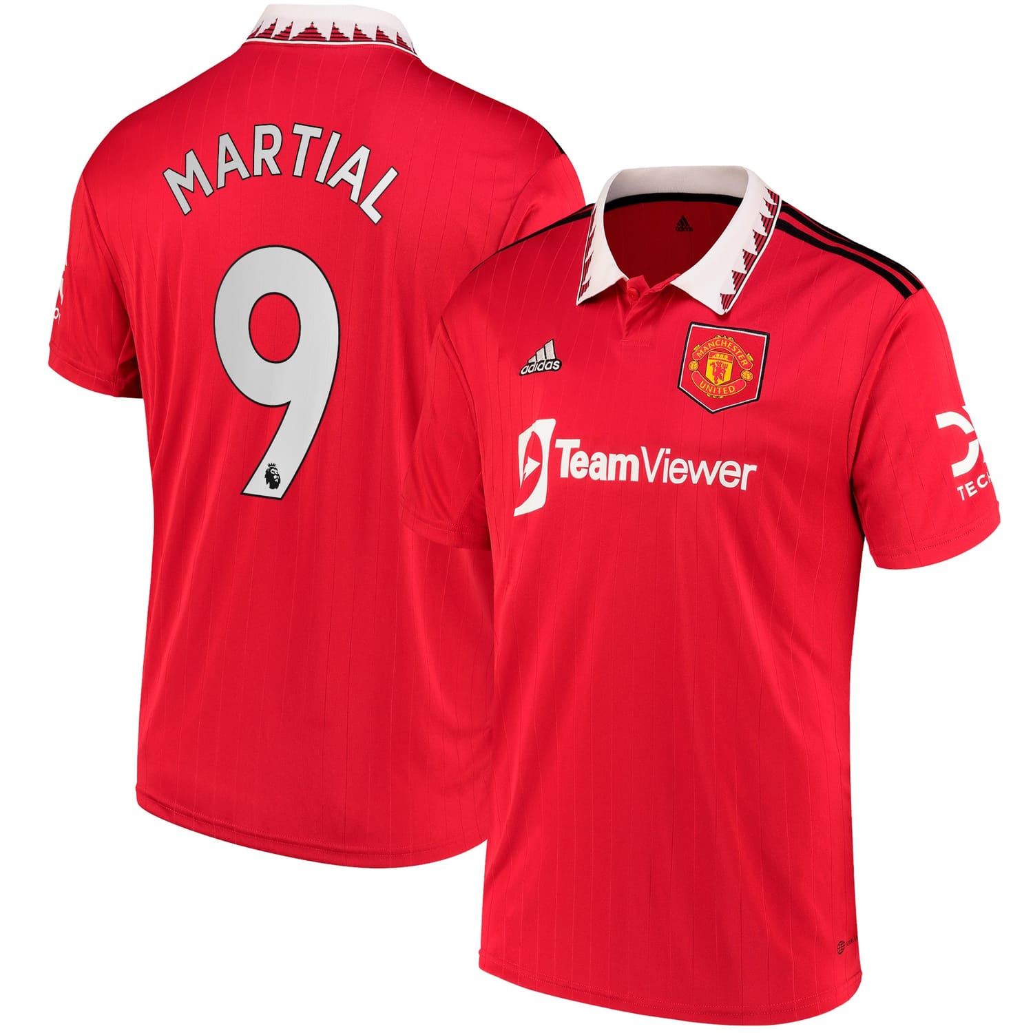Premier League Manchester United Home Jersey Shirt 2022-23 player Anthony Martial 9 printing for Men