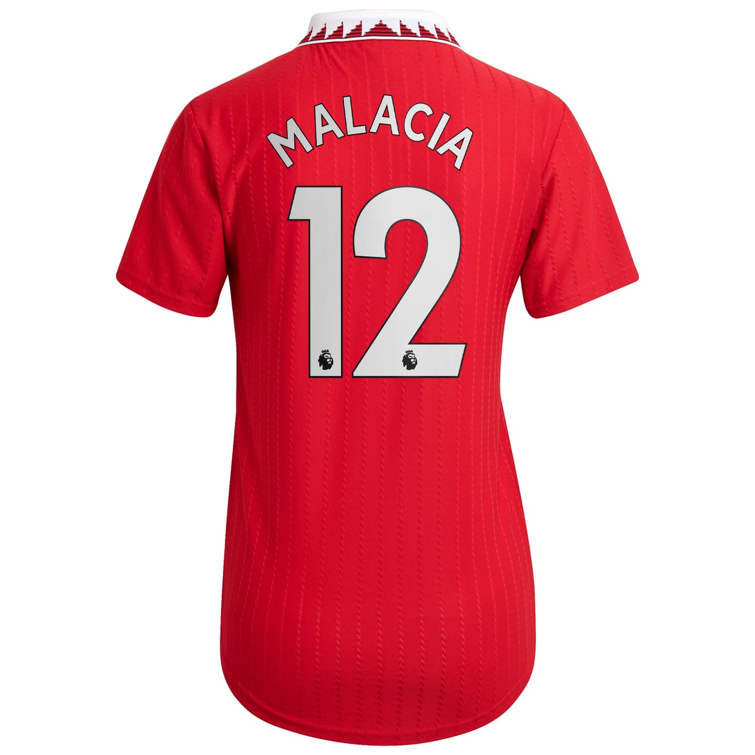 Premier League Manchester United Home Authentic Jersey Shirt 2022-23 player Tyrell Malacia 12 printing for Women