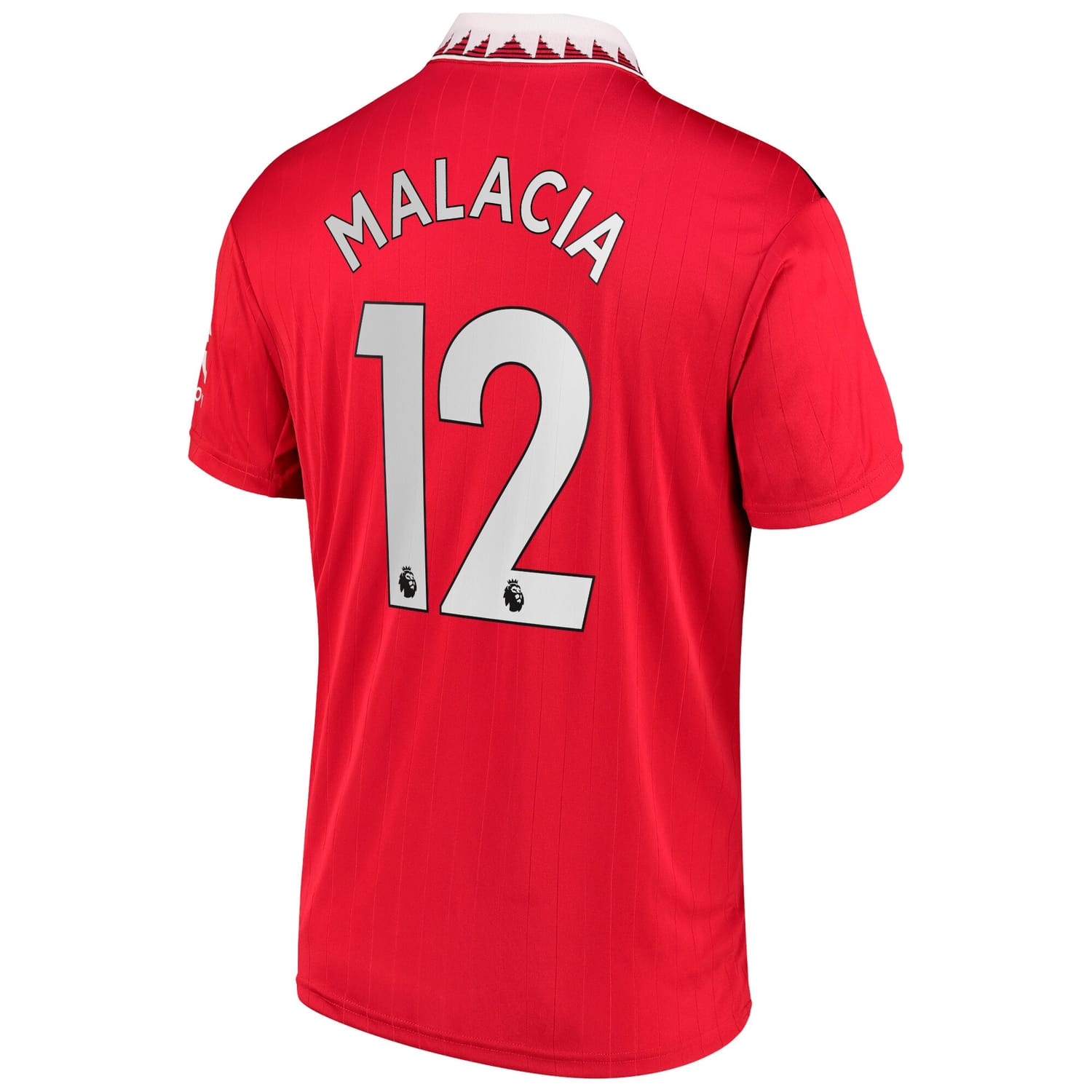 Premier League Manchester United Home Jersey Shirt 2022-23 player Tyrell Malacia 12 printing for Men