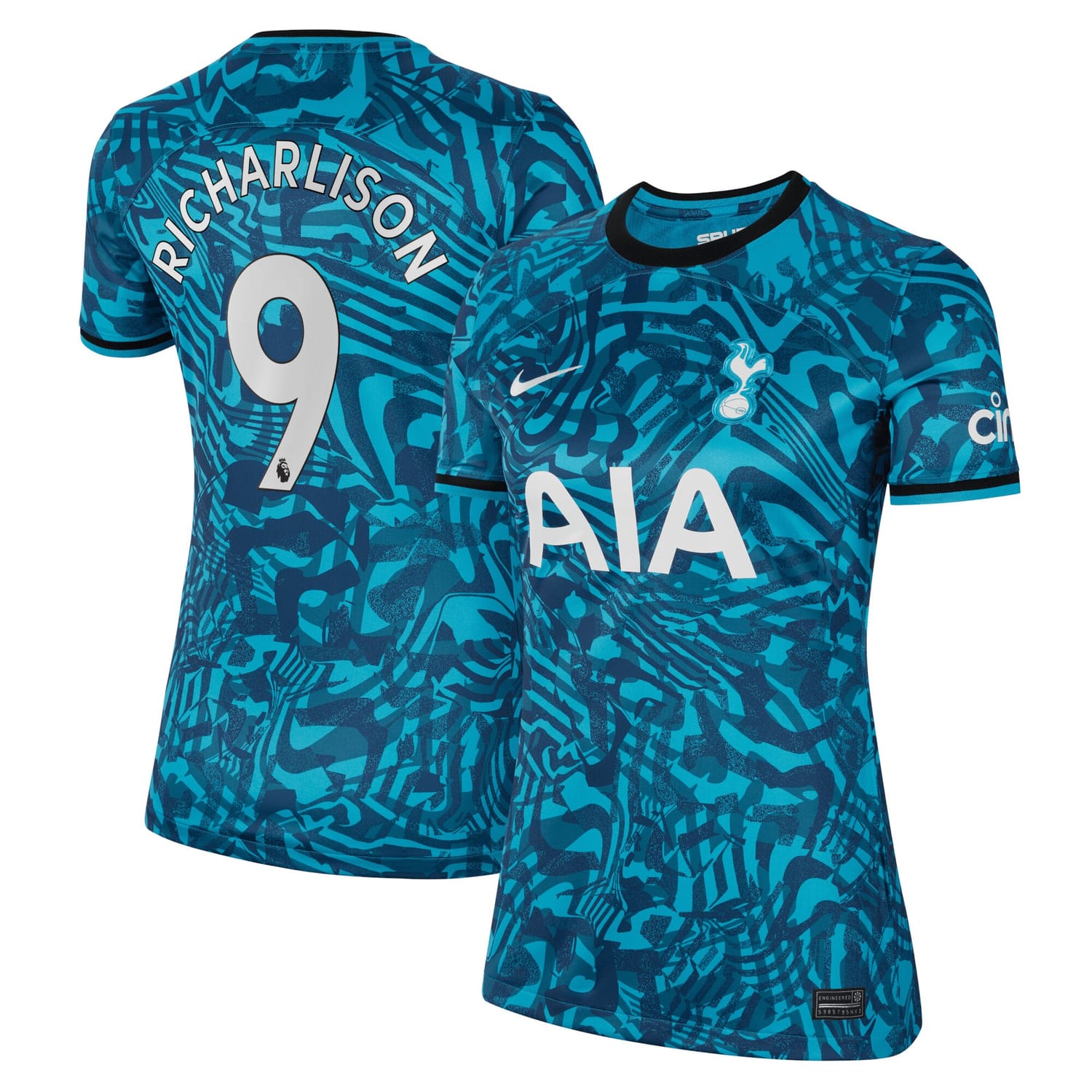 Premier League Tottenham Hotspur Third Jersey Shirt 2022-23 player Richarlison 9 printing for Women