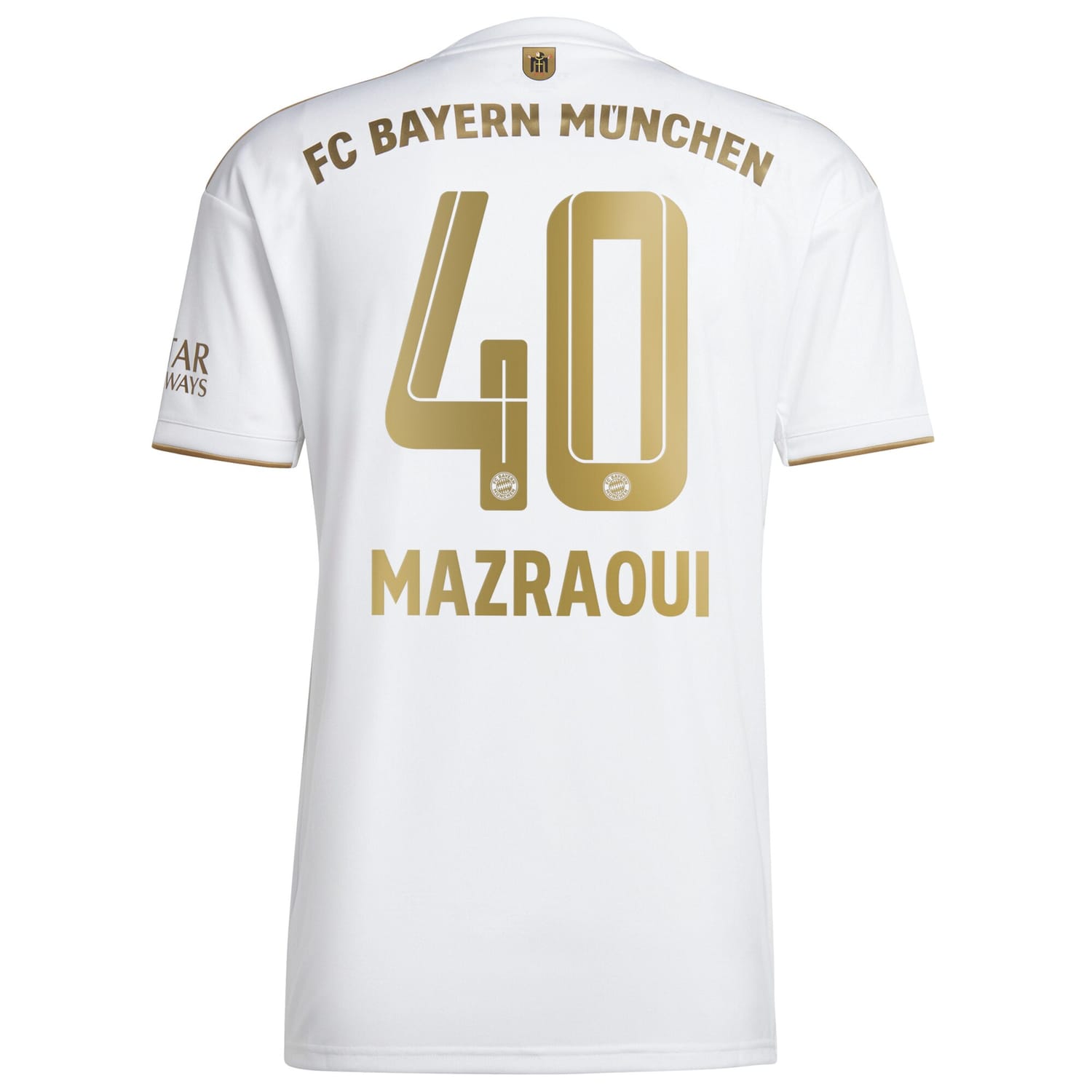 Bundesliga Bayern Munich Away Jersey Shirt 2022-23 player Noussair Mazraoui 40 printing for Men